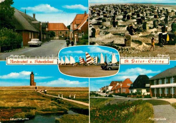St Peter-Ording Museum Strand Stransegeln Leuchtturm Pr