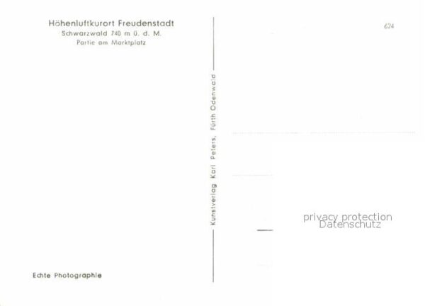 Freudenstadt Partie am Marktplatz Höhenluftkurort Sc – Bild 2