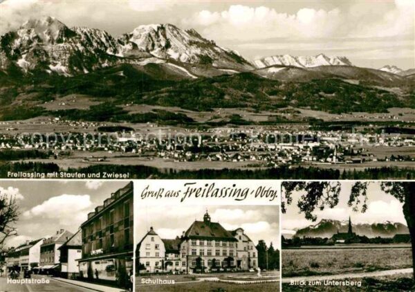 Freilassing Panorama mit Staufen und Zwiesel Unters
