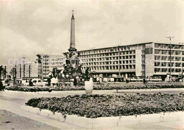 Leipzig Hauptpostamt am Karl Marx Platz Messest