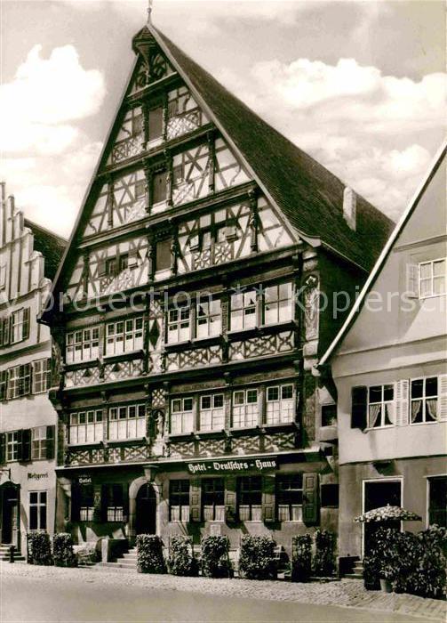 Dinkelsbuehl 1000jährige Stadt Hotel Deutsches Haus