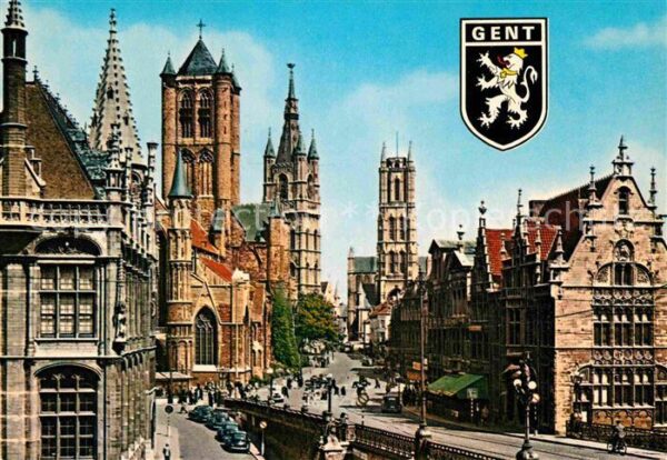 Gent Gand Flandre St Nicolai Kirche Belfried St Bavo Kath