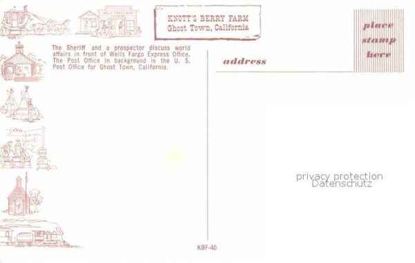 Buena Park Knotts Berry Farm Ghost Town Sheriff We – Bild 2