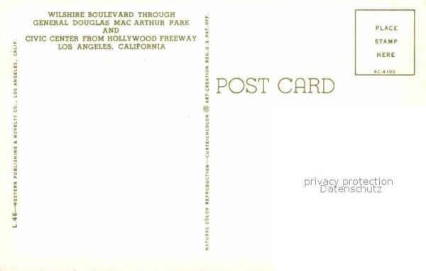 Los Angeles California Wilshire Boulevard General Douglas Mac – Bild 2