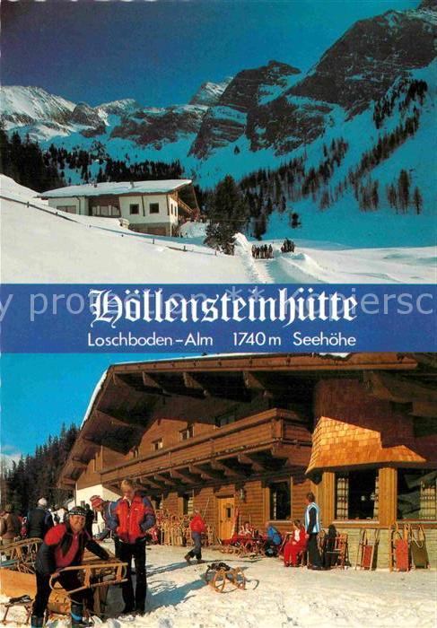 Lanersbach Höllensteinhütte Loschbodenalm Wintersp