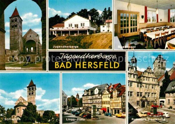 Bad Hersfeld Stiftsruine Jugendherberge Speisesaal L