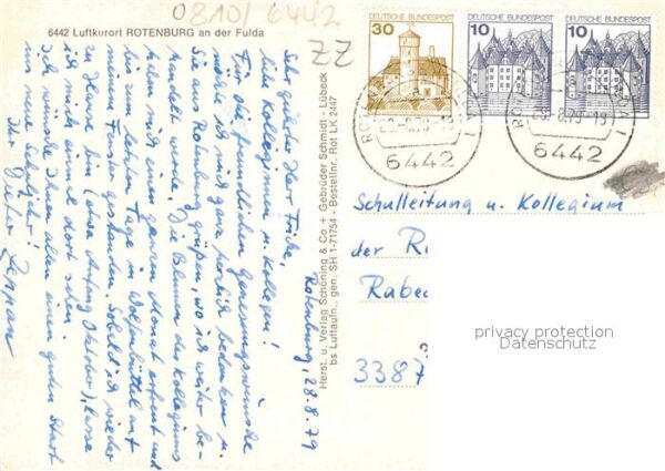 Rotenburg Fulda Luftkurort Fliegeraufnahme – Bild 2