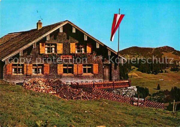 Balderschwang Burgl Hütte am Feuerstätterkopf Allgäue