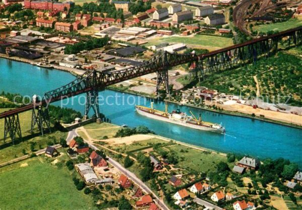 Rendsburg Hochbrücke Nord Ostsee Kanal Schwebefäh