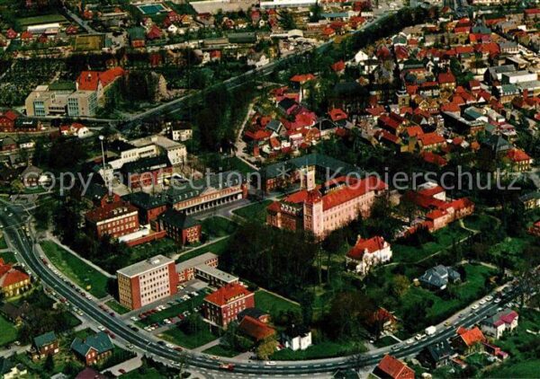 Aurich Ostfriesland City Fliegeraufnahme