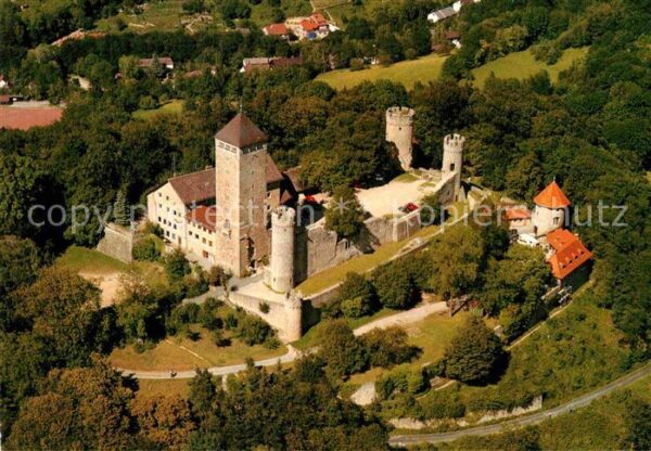 Heppenheim Bergstrasse Starkenburg Luftkurort Fliegeraufnahme