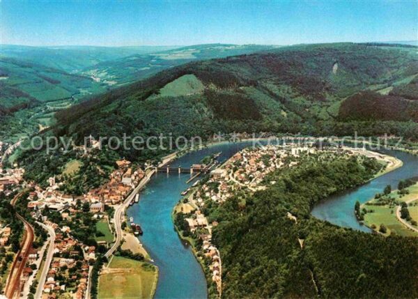 Hirschhorn Neckar Luftkurort Fliegeraufnahme