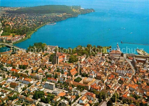 Konstanz Bodensee Fliegeraufnahme