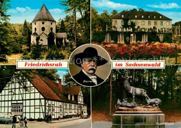 Friedrichsruh Hamburg Mausoleum Bismarck Portrait Schloss Hir