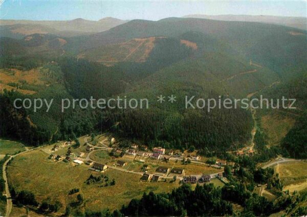 Lautenthal Harz Luftkurort Fliegeraufnahme