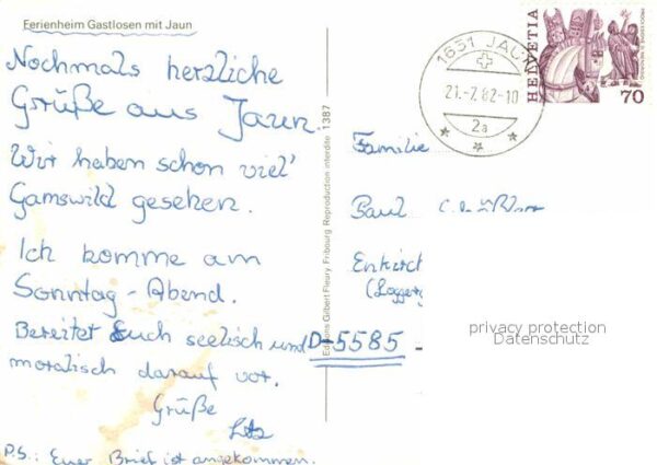 Jaun Gruyere Ferienheim Gastlosen Alpen – Bild 2