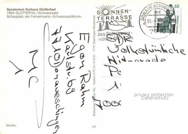 Glottertal Sanatorium Kurhaus Glotterbad Schauplat – Bild 2
