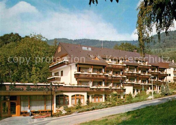 Sasbachwalden Kurkliniken Dr Wagner Haus Brandbach Sc