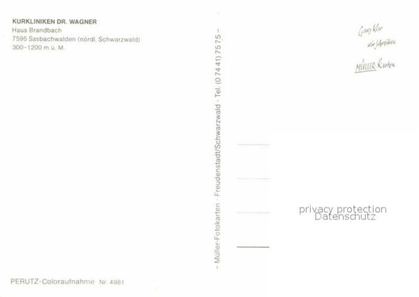 Sasbachwalden Kurkliniken Dr Wagner Haus Brandbach Sc – Bild 2