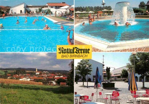 Bad Birnbach Rottal Therme Freibad im Dreibädereck