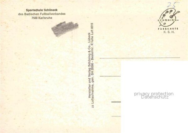 Karlsruhe Baden Sportschule Schöneck Badischer Fussball – Bild 2