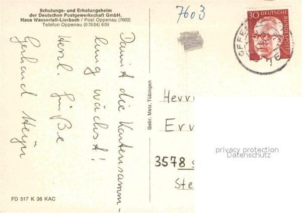 Oppenau Schulungs und Erholungsheim der Deutsch – Bild 2