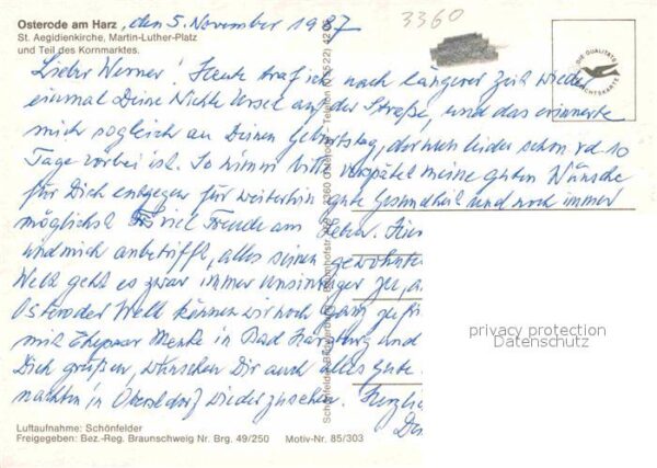 Osterode Harz St Aegidienkirche Martin Luther Platz K – Bild 2