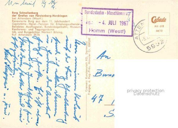 Attendorn Burg Schnellenberg der Grafen von Fürst – Bild 2