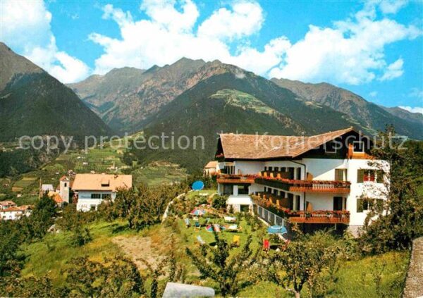 Schenna Meran Cafe Pension Hohenwart Alpen