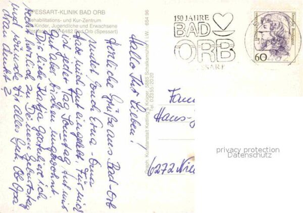 Bad Orb Spessart Klinik Stadtpanorama – Bild 2