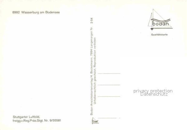 Wasserburg Bodensee Alpenkette Fliegeraufnahme – Bild 2