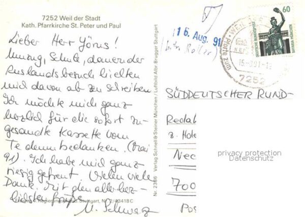 Weil der Stadt Katholische Pfarrkirche St Peter und Pa – Bild 2