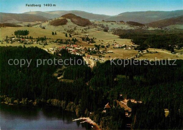 Altglashuetten Windgfällweiher Feldberg Fliegeraufnahm