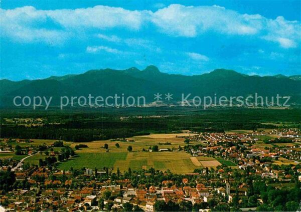 Kolbermoor Panorama Blick zum Wendelstein Bayerisc