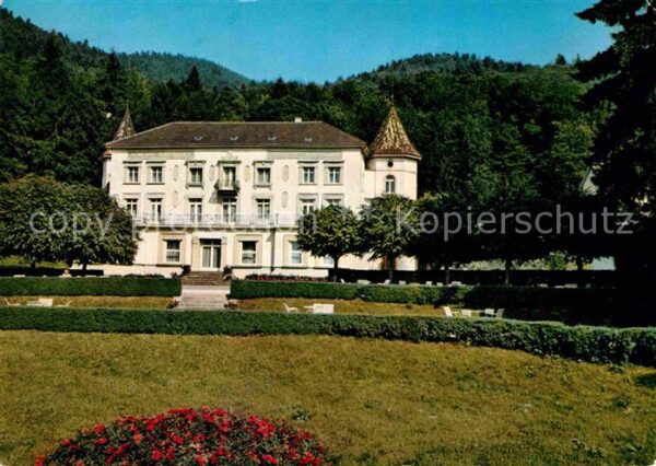 Badenweiler Sanatorium Schloss Hausbaden Thermalkur