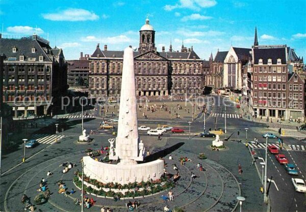 Amsterdam Niederlande Dam Königliches Schloss Nationaldenkmal