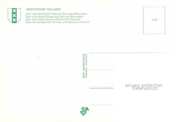 Amsterdam Niederlande Dam Königliches Schloss Nationaldenkmal – Bild 2