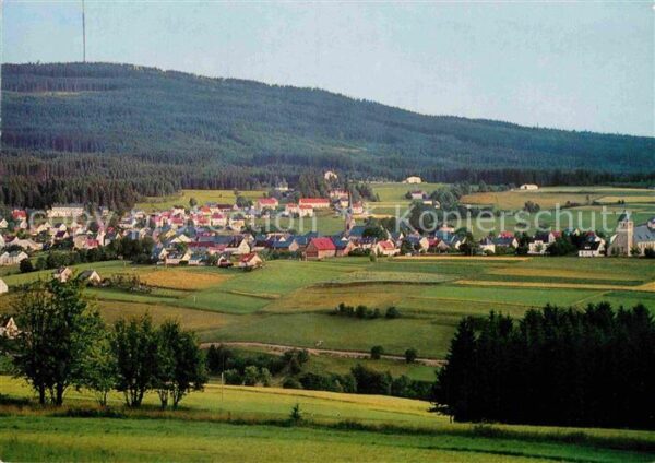 Bischofsgruen Panorama Höhenluftkurort im Fichtelgebi