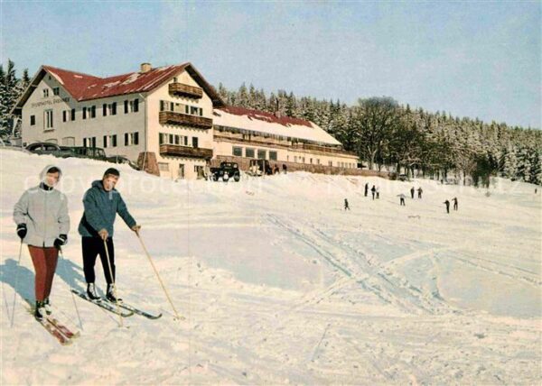 Bayerisch Eisenstein Sporthotel Brennes Winterpanorama Bayer