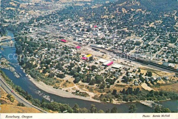 Roseburg United States Aerial view