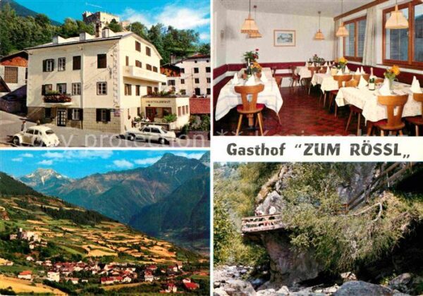 Schluderns Suedtirol Gasthof zum Rössl Alpenpanorama Schluch