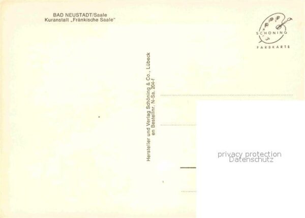 Bad Neustadt Kuranstalt Fränkische Saale – Bild 2