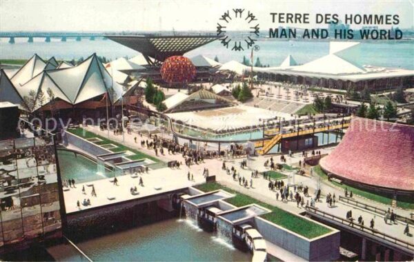 Exposition Universelle Internationale Mo Memorial Expo 67 Katimavik Ile Notre-Da