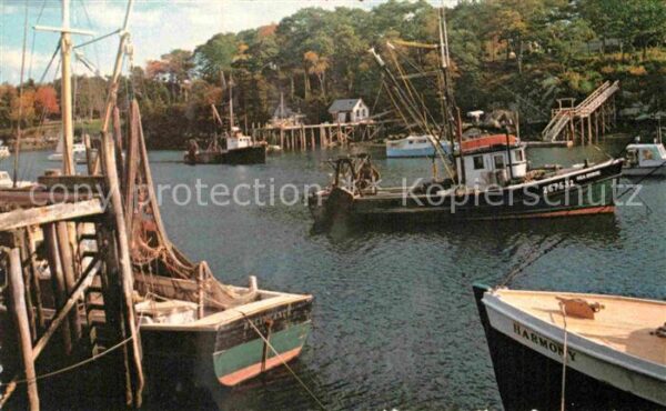 Fischerei Fischkutter Maine Fishing Harbor
