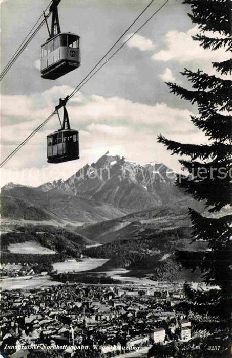 Seilbahn Nordkettenbahn Innsbruck Wagenkreuzung