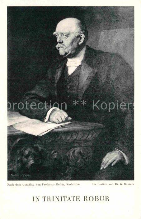 Bismarck In Trinitate Robur Künstlerkarte Profes
