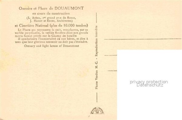 Friedhof Cimetiere National Ossuaire et Phare Do – Bild 2