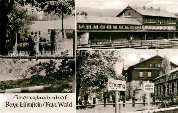Grenze Douane Zoll Grenzbahnhof Bayerisch Eisenstein Bayer