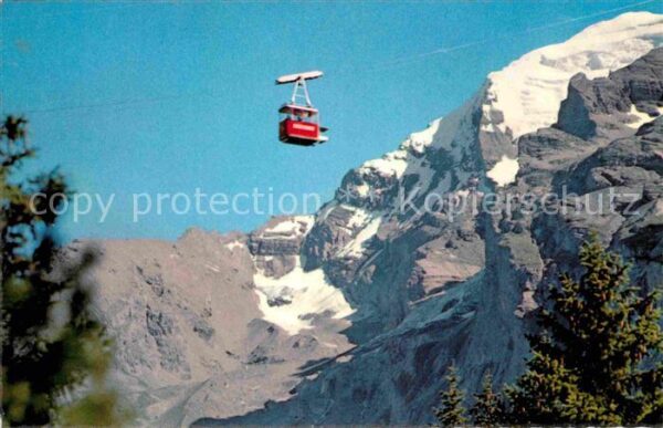 Seilbahn Kandersteg Stock Balmhorn