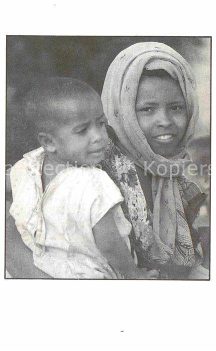 Typen Afrika Kinder Notaufnahmelager Makalle Äthiopi